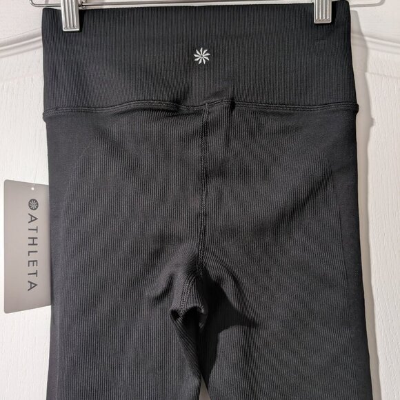 Athleta | Aurora Ribbed Seamless Legging In Black - Picture 10 of 12